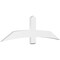 Ekena Millwork Bellingham Architectural Grade PVC Gable Bracket, 72"W x 21"H x 2"D x 6"F, 7/12 Pitch GBP072X21X0206BEL00 - alternate 1